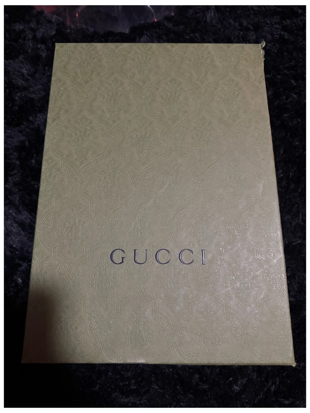 Gucci Men's Cream White and Gray Leather Running Sneakers
